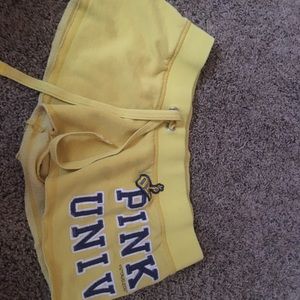 yellow shorts